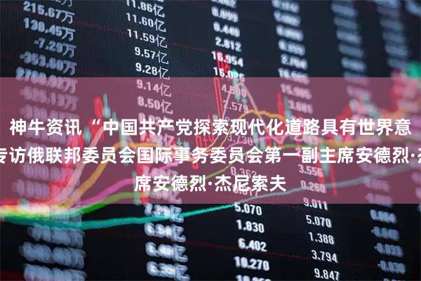 神牛资讯 “中国共产党探索现代化道路具有世界意义”——专访俄联邦委员会国际事务委员会第一副主席安德烈·杰尼索夫